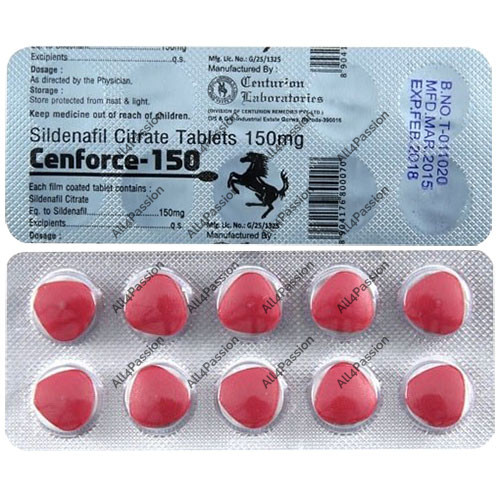 Cenforce 150 mg (sildenafil citrate)