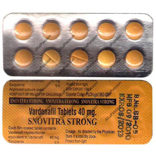 Snovitra Strong 40 mg (vardénafil)