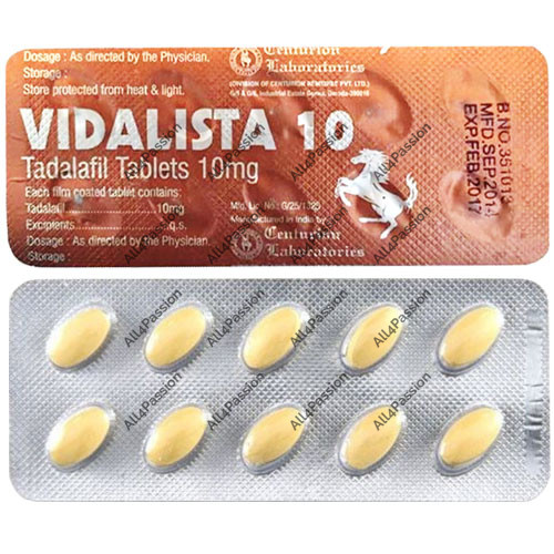 Vidalista 10 mg (tadalafil)