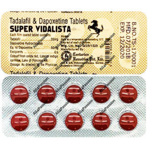 Super Vidalista (tadalafil + dapoxetina)
