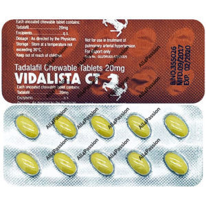 Vidalista CT 20 mg (tadalafil)