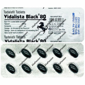 Vidalista Black 80 mg (tadalafil)