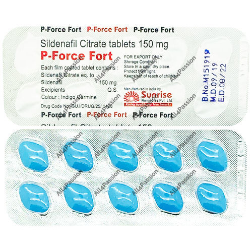 P-Force Fort 150 mg (citrato de sildenafilo)