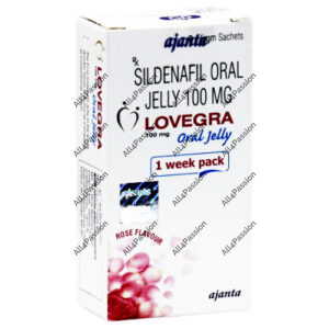 Lovegra Oral Jelly 100 mg (citrate de sildénafil)